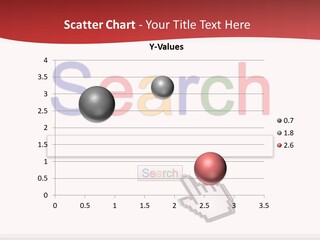 A Computer Screen With The Word Search On It PowerPoint Template