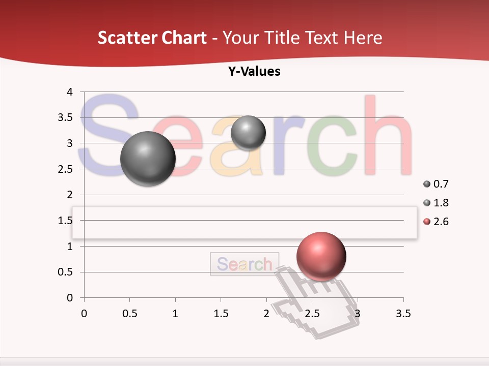 A Computer Screen With The Word Search On It PowerPoint Template