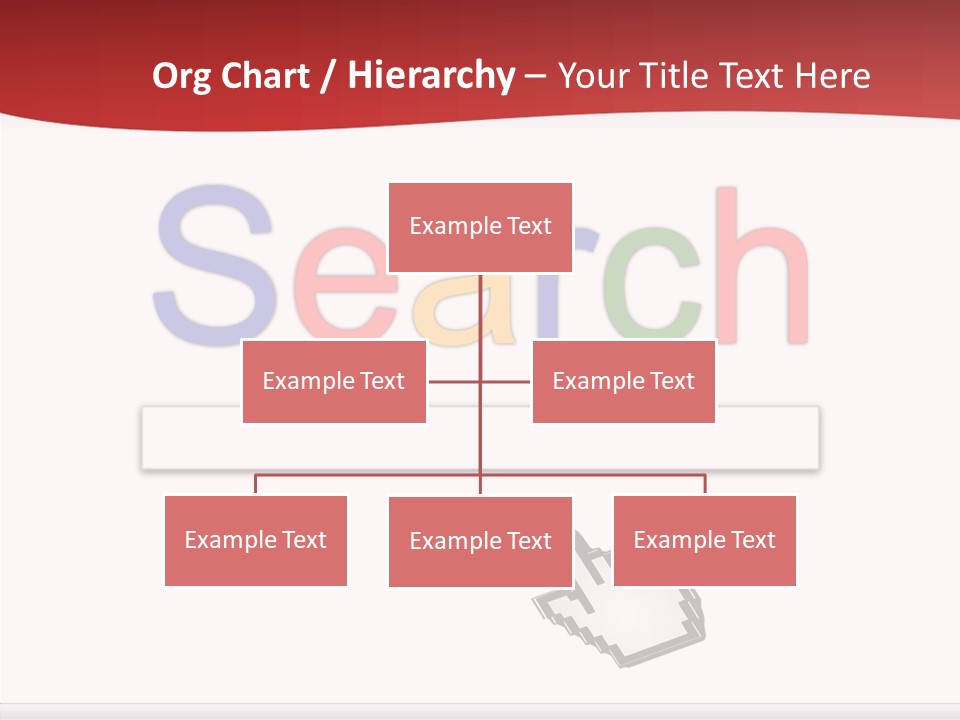 A Computer Screen With The Word Search On It PowerPoint Template