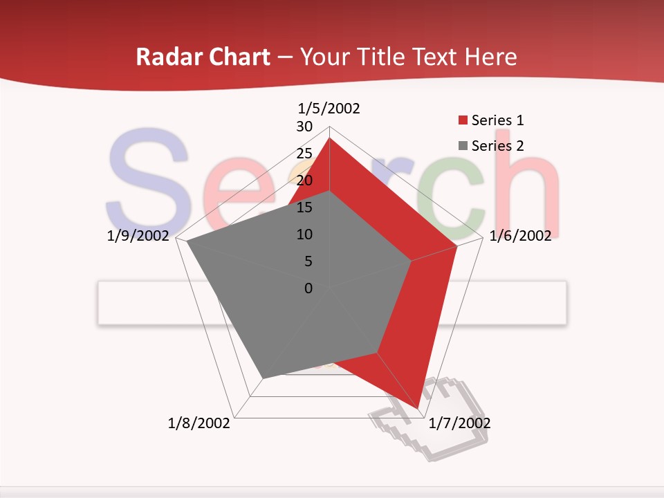 A Computer Screen With The Word Search On It PowerPoint Template