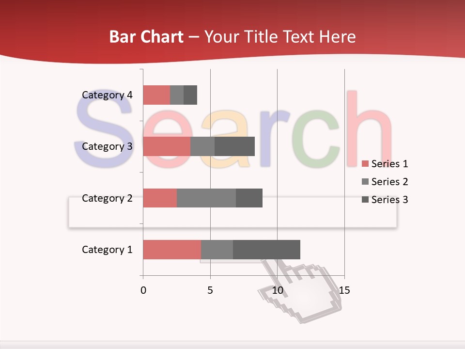 A Computer Screen With The Word Search On It PowerPoint Template