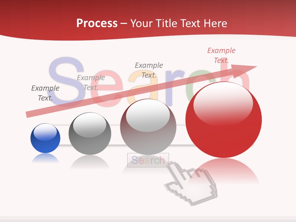 A Computer Screen With The Word Search On It PowerPoint Template