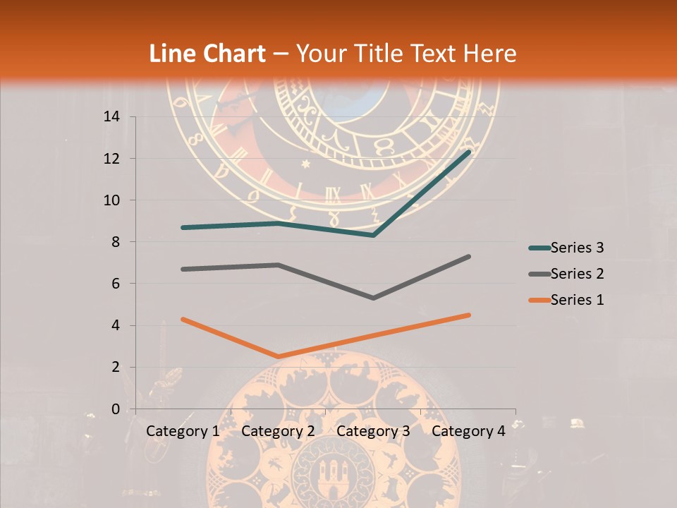 Town Square Prague Czech Clock Prague PowerPoint Template