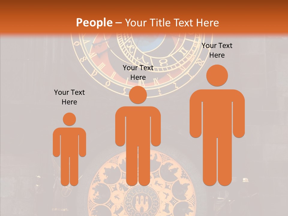 Town Square Prague Czech Clock Prague PowerPoint Template