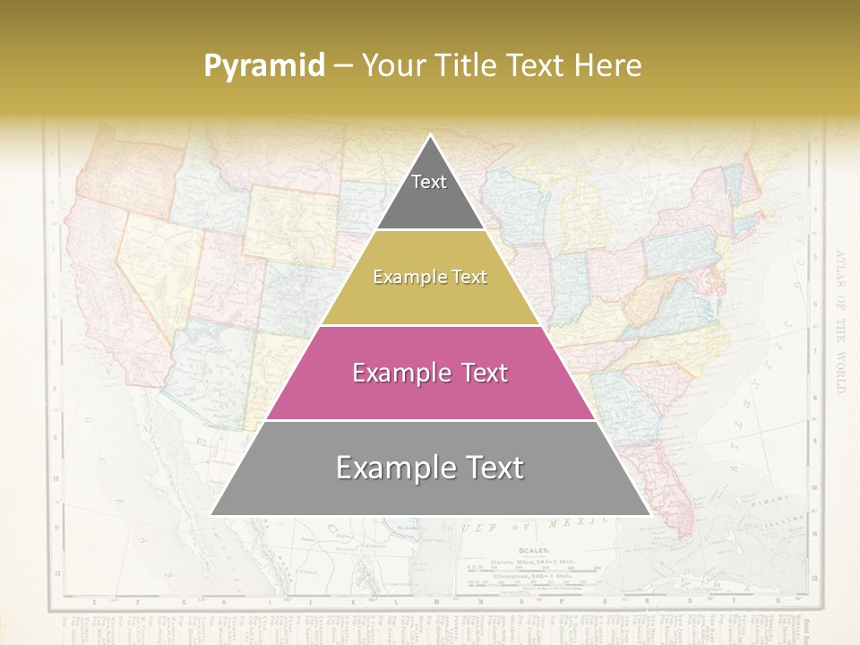 Antique Atlantic Ocean Ephemera PowerPoint Template