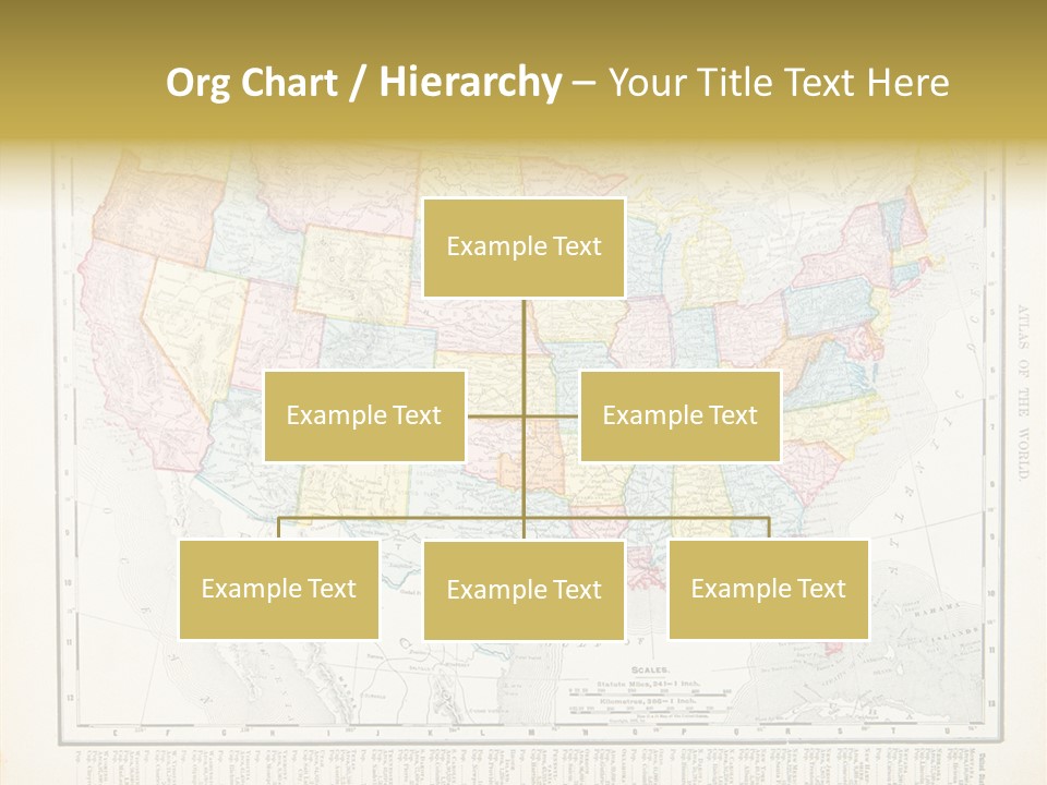 Antique Atlantic Ocean Ephemera PowerPoint Template