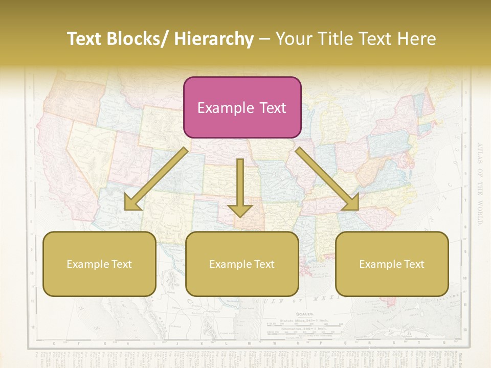 Antique Atlantic Ocean Ephemera PowerPoint Template
