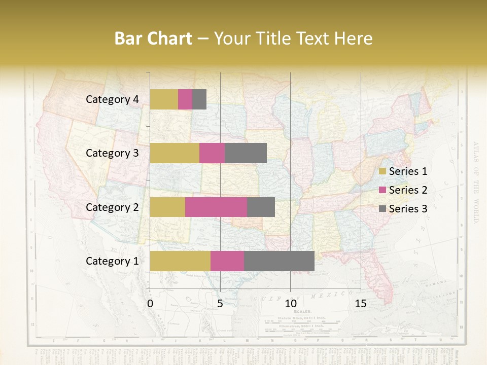 Antique Atlantic Ocean Ephemera PowerPoint Template