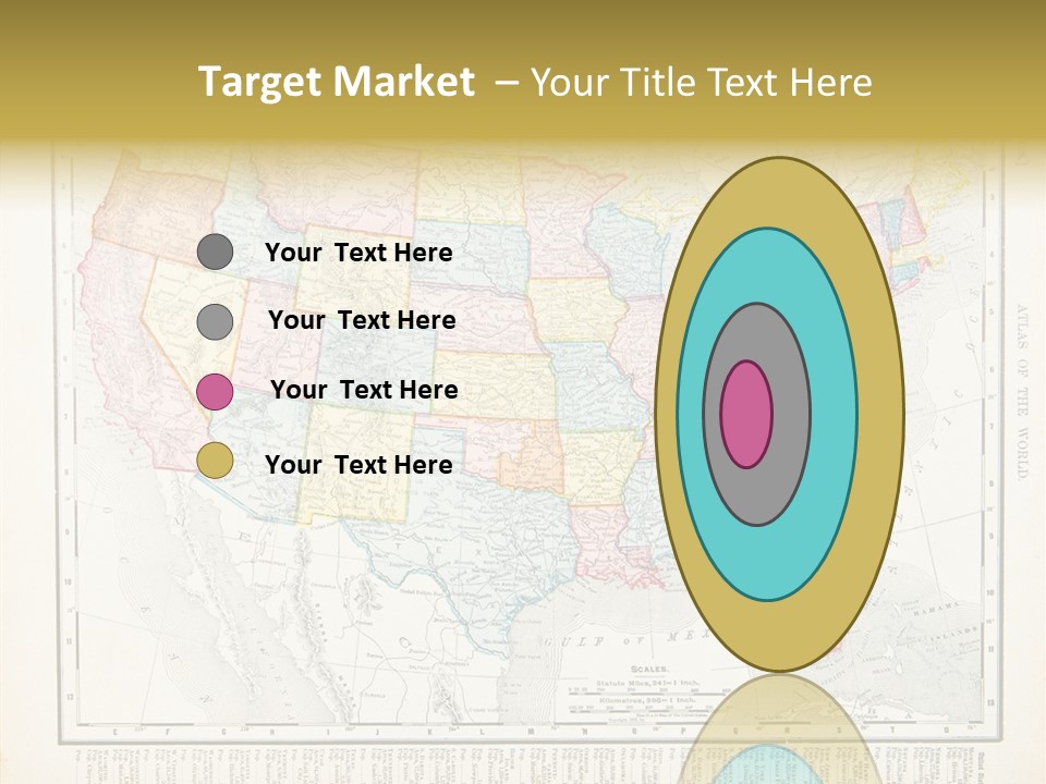 Antique Atlantic Ocean Ephemera PowerPoint Template