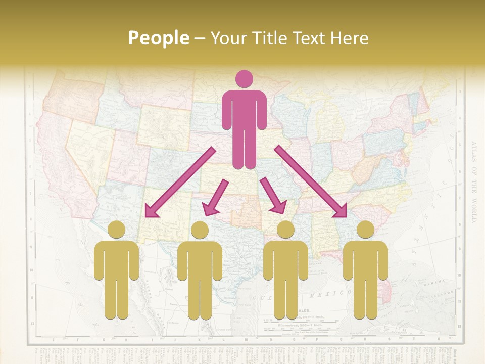 Antique Atlantic Ocean Ephemera PowerPoint Template