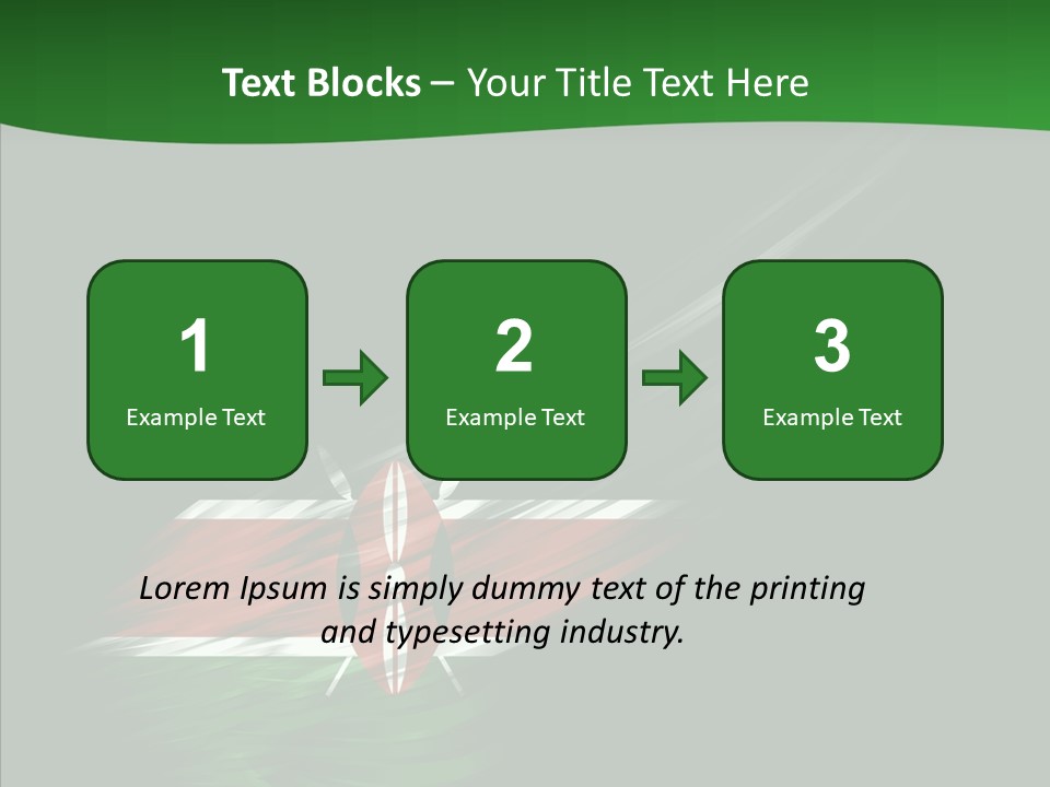 Kenyan Travel Colors PowerPoint Template