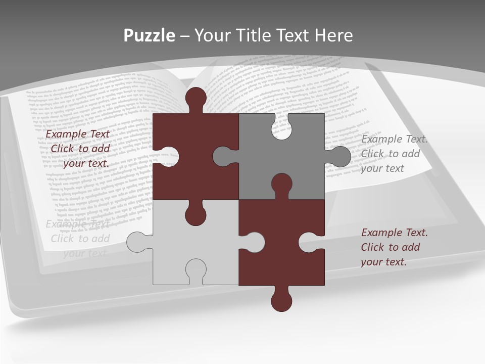 Page Text Internet PowerPoint Template