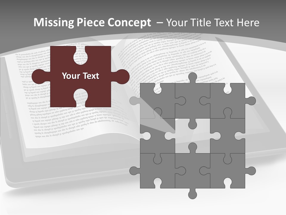 Page Text Internet PowerPoint Template