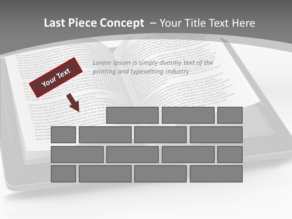 Page Text Internet PowerPoint Template