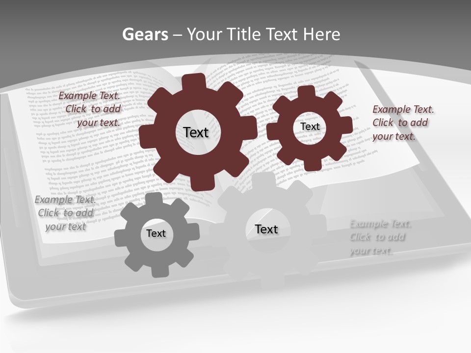Page Text Internet PowerPoint Template