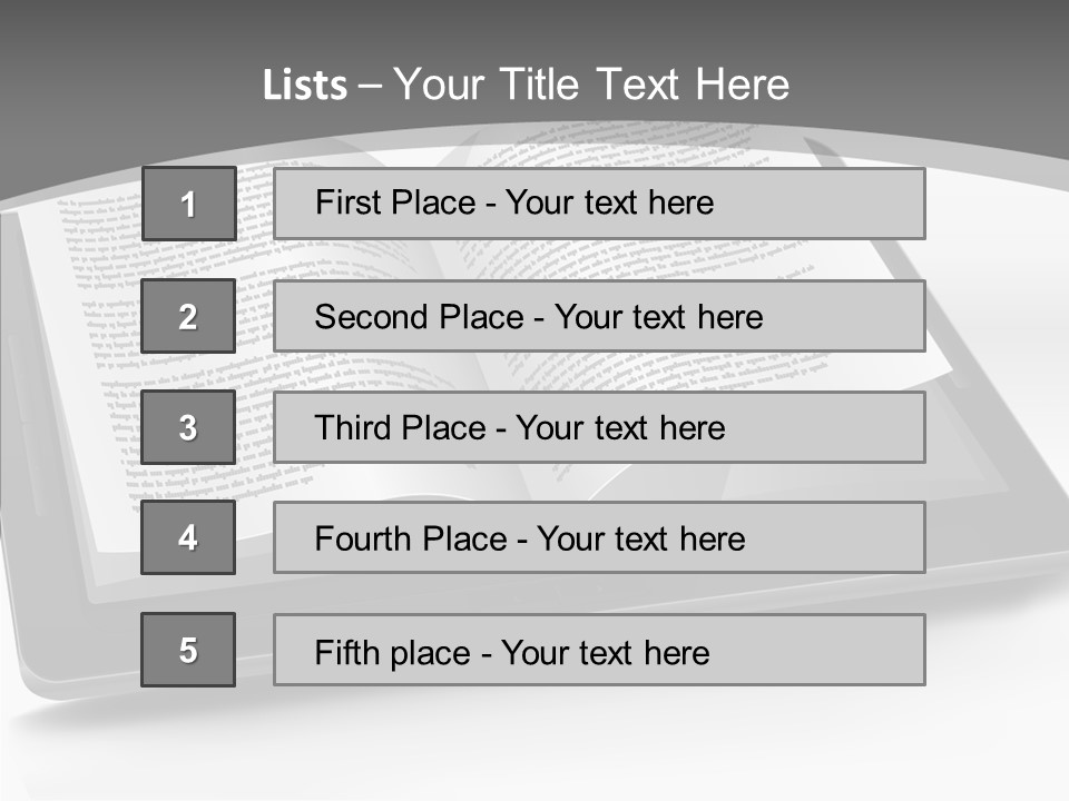 Page Text Internet PowerPoint Template