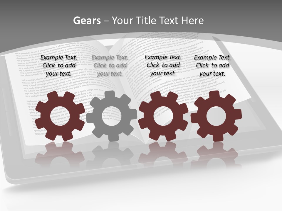 Page Text Internet PowerPoint Template