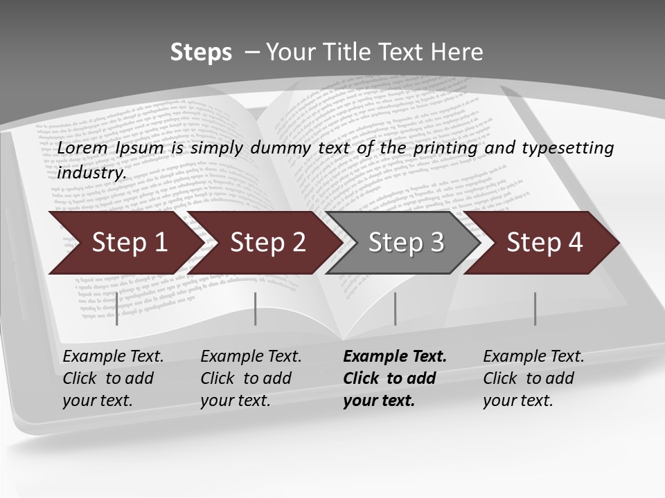 Page Text Internet PowerPoint Template