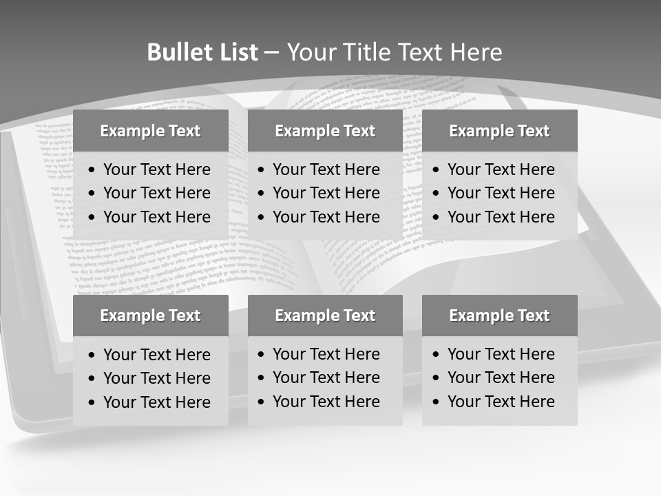 Page Text Internet PowerPoint Template