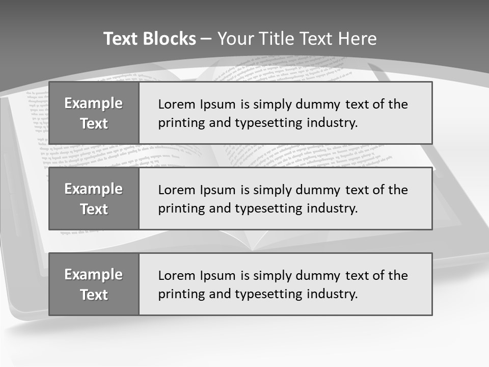 Page Text Internet PowerPoint Template
