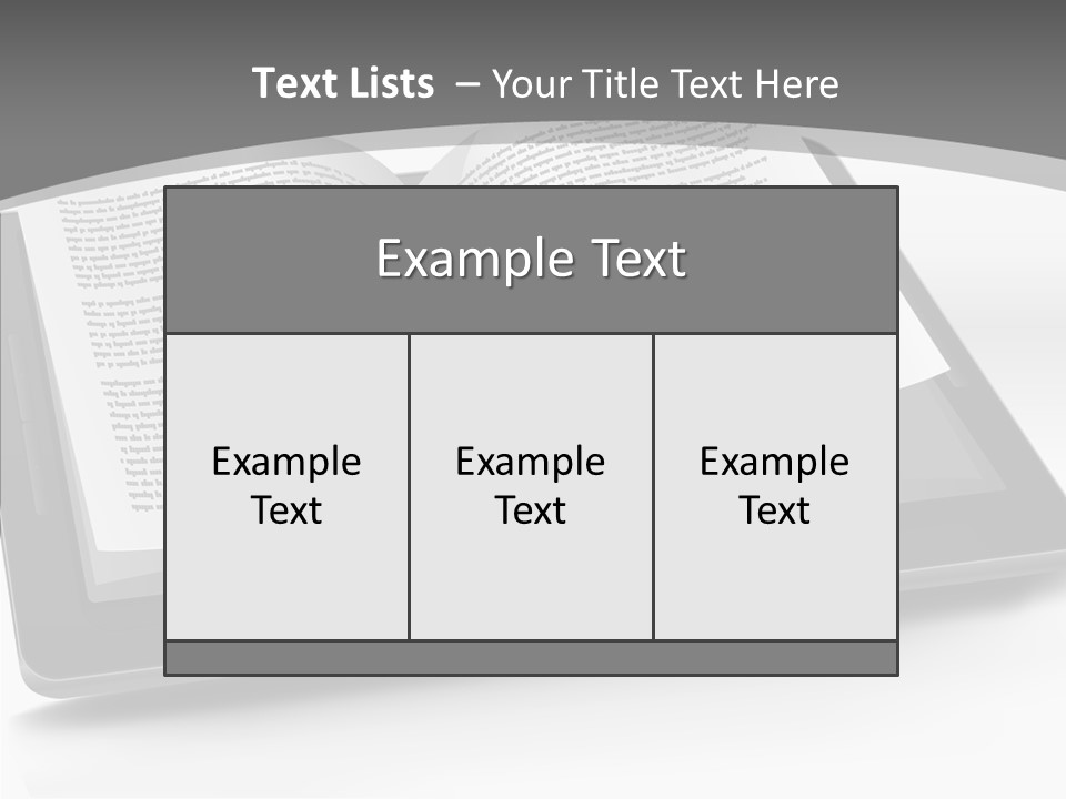 Page Text Internet PowerPoint Template