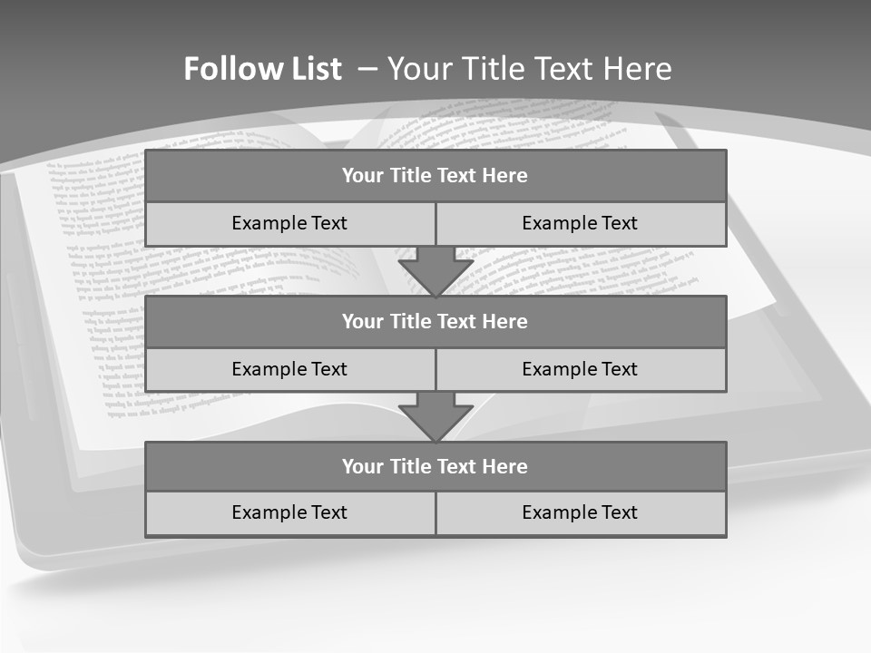 Page Text Internet PowerPoint Template