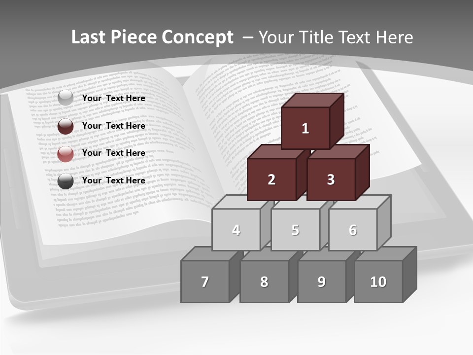 Page Text Internet PowerPoint Template