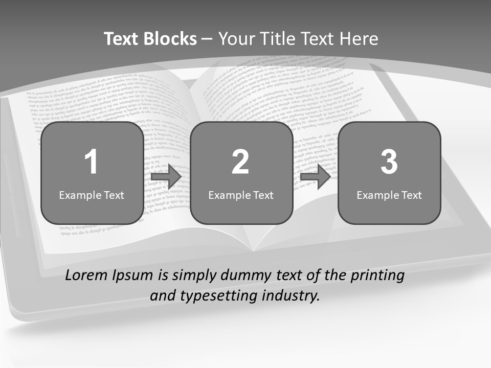 Page Text Internet PowerPoint Template