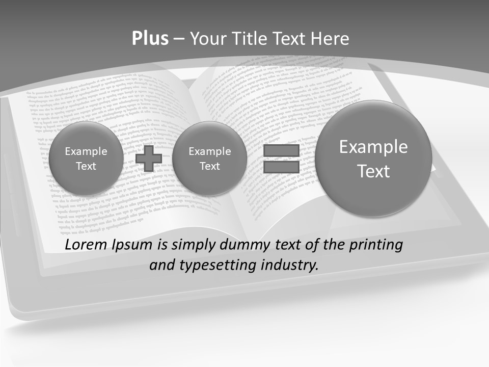 Page Text Internet PowerPoint Template