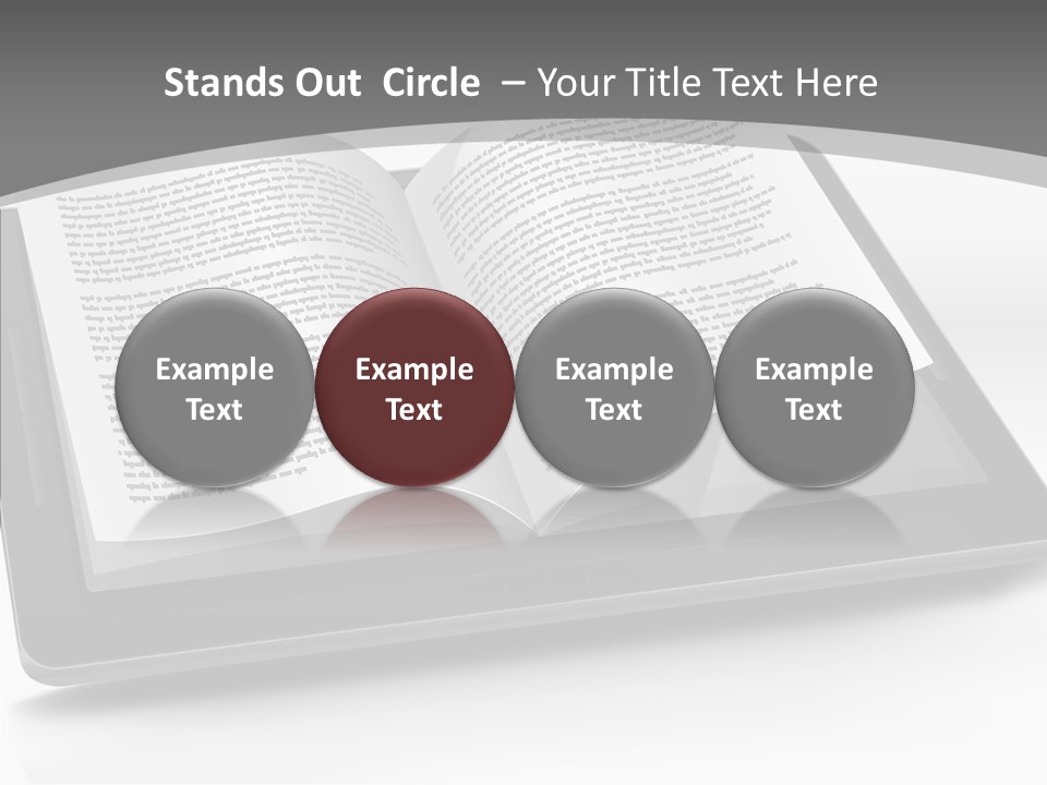 Page Text Internet PowerPoint Template