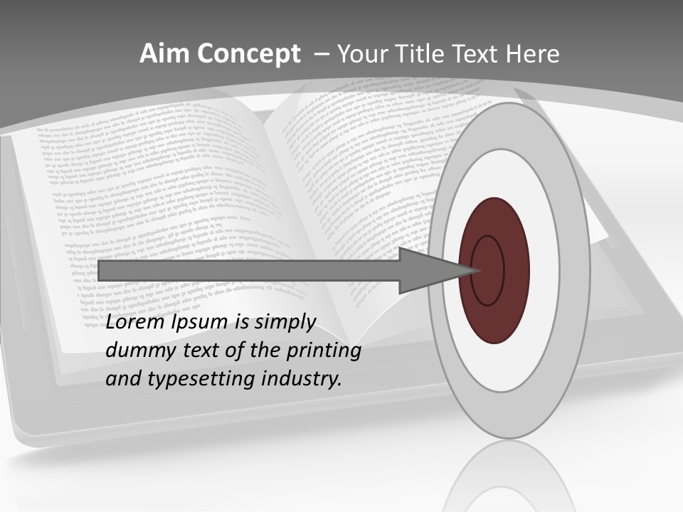Page Text Internet PowerPoint Template