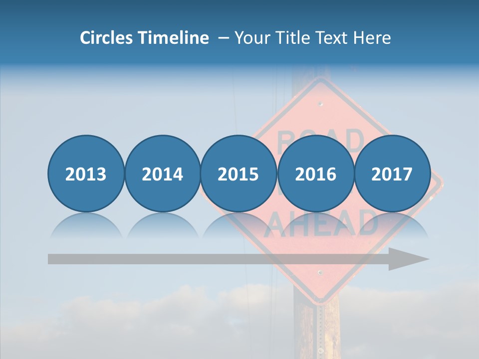 Work Sign Outdoors PowerPoint Template