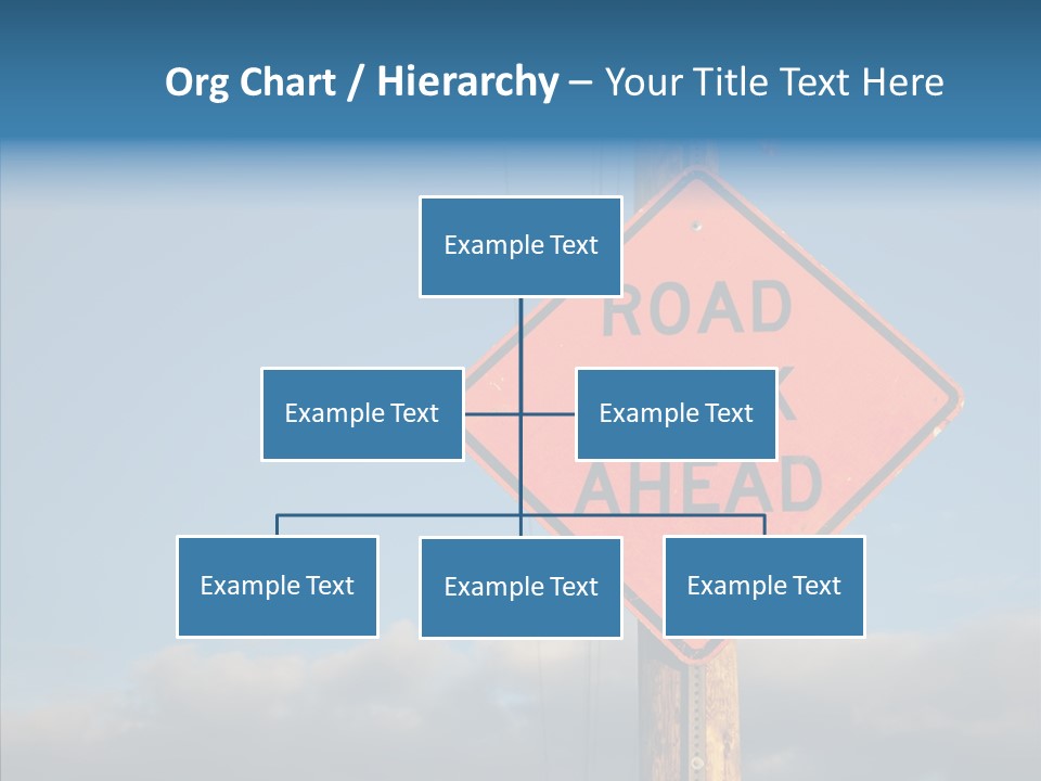 Work Sign Outdoors PowerPoint Template