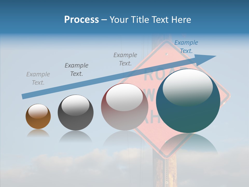 Work Sign Outdoors PowerPoint Template