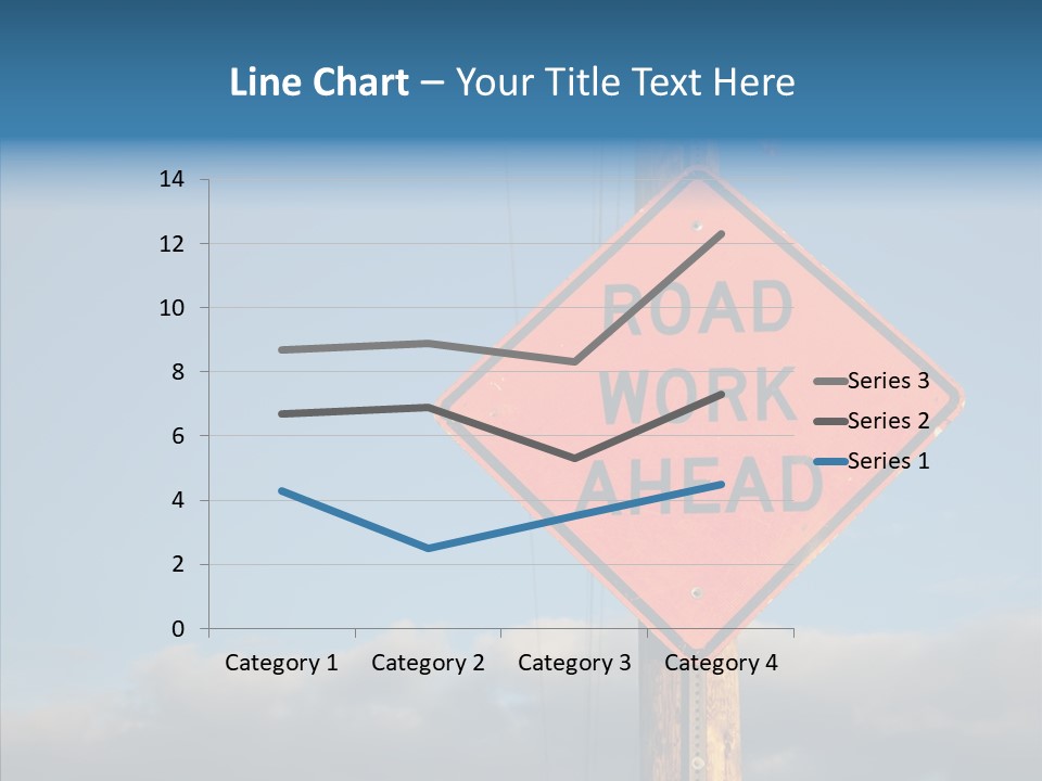 Work Sign Outdoors PowerPoint Template