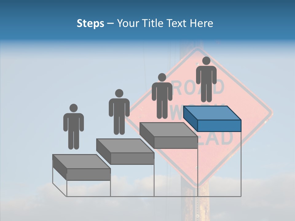 Work Sign Outdoors PowerPoint Template