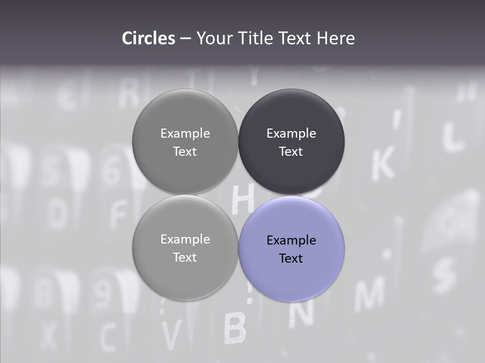 Business Macro Display PowerPoint Template
