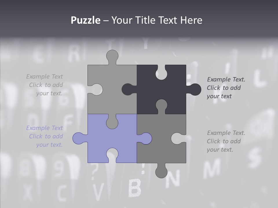 Business Macro Display PowerPoint Template