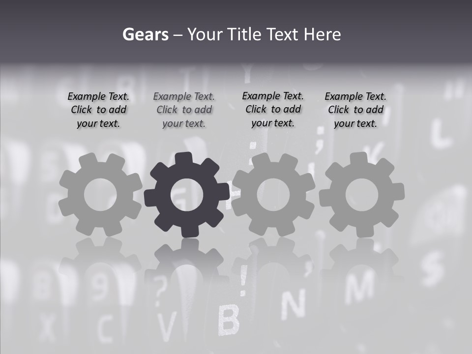 Business Macro Display PowerPoint Template