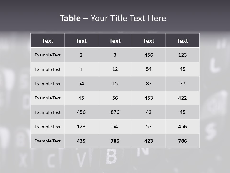 Business Macro Display PowerPoint Template