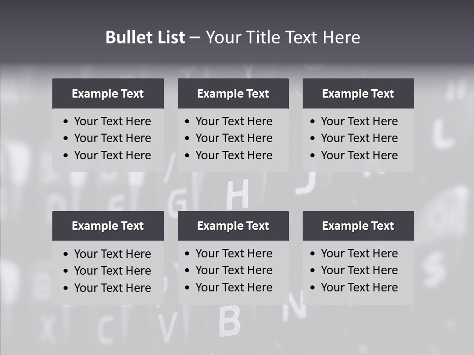 Business Macro Display PowerPoint Template