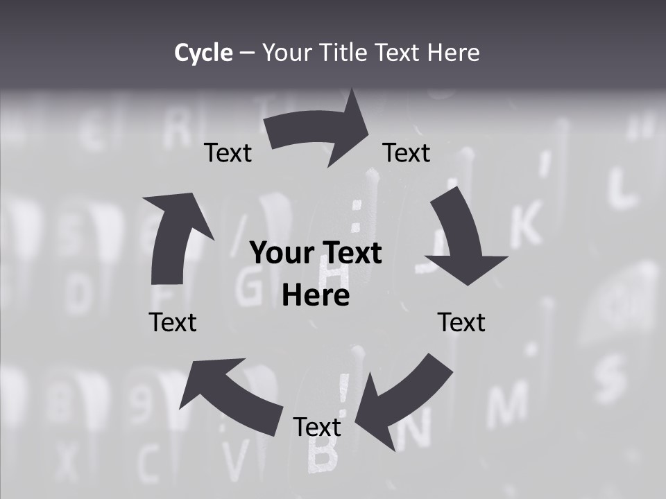 Business Macro Display PowerPoint Template