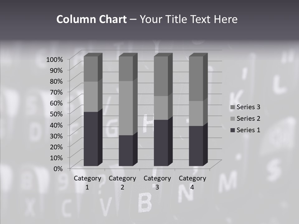 Business Macro Display PowerPoint Template