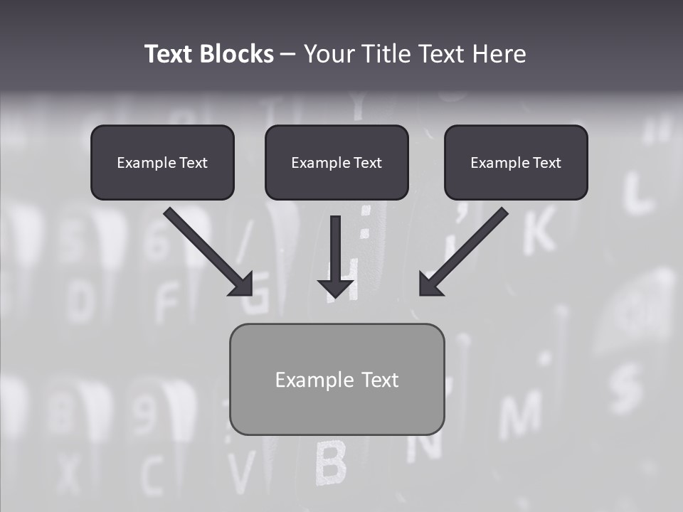 Business Macro Display PowerPoint Template