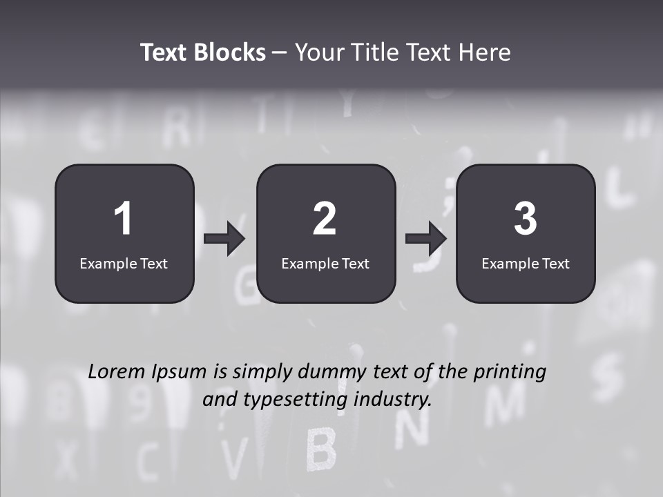 Business Macro Display PowerPoint Template