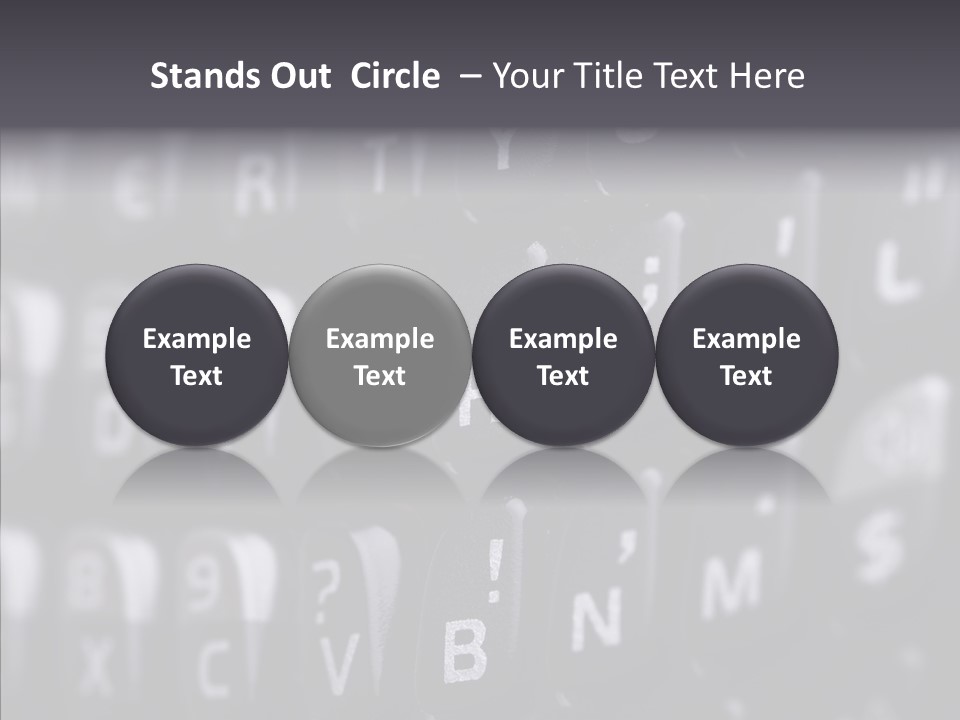 Business Macro Display PowerPoint Template