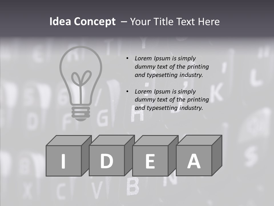 Business Macro Display PowerPoint Template