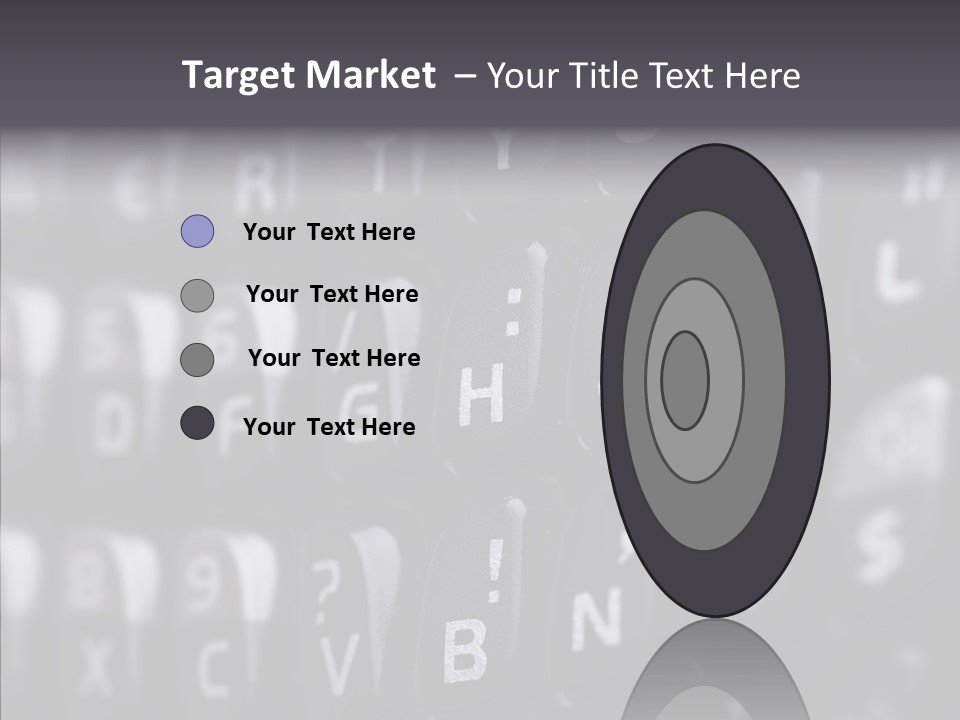 Business Macro Display PowerPoint Template