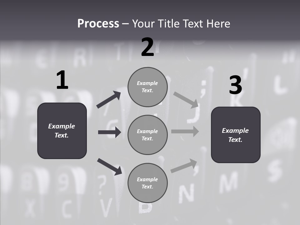 Business Macro Display PowerPoint Template