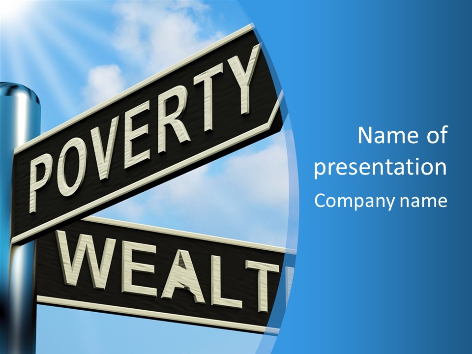 Society Investment Homeless PowerPoint Template